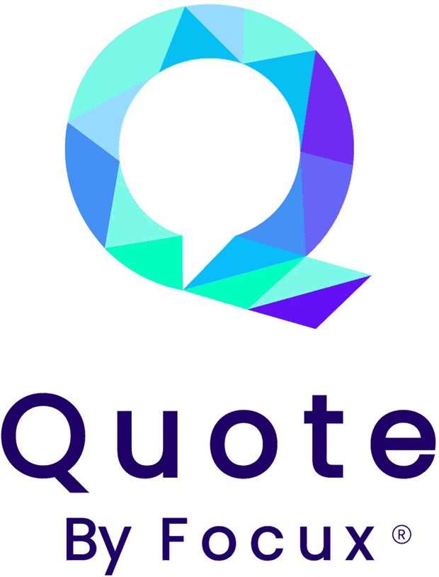 Logo de Quote by Focux, plataforma de cotización inmobiliaria para constructoras